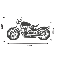 PREMIUM OUTDOOR MOTORBIKE COVER – LARGE