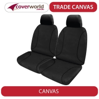 Tradies Canvas Hyundai iLoad Seat Covers - 6 Seat Van (rear row has 3 headrests)