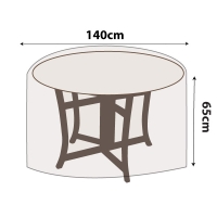 Outdoor Round Table Cover - 140cm Diameter