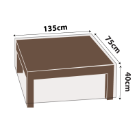 Ottoman / Small Table / Rectangle Cover - 135cm Length