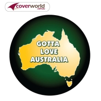 Printed Spare Tyre - Wheel Cover - Gotta Love Oz