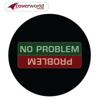 Printed Spare Tyre - Wheel Cover - No Problem