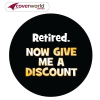 Printed Spare Tyre - Wheel Cover - Retired now give me a Discount