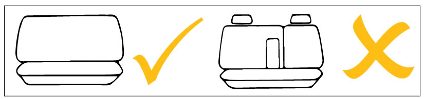 universal rear bench seat covers